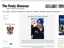 Tablet Screenshot of footyalmanac.com.au